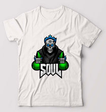 Load image into Gallery viewer, Battlegrounds Mobile India (BGMI) T-Shirt for Men-White-Ektarfa.online