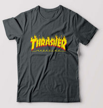 Load image into Gallery viewer, Thrasher Magzine T-Shirt for Men-Steel grey-Ektarfa.online