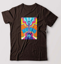 Load image into Gallery viewer, Psychedelic T-Shirt for Men-Coffee brown-Ektarfa.online