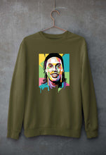 Load image into Gallery viewer, Ronaldinho Unisex Sweatshirt for Men/Women-Olive Green-Ektarfa.online