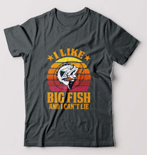 Load image into Gallery viewer, Fishing T-Shirt for Men-Steel grey-Ektarfa.online