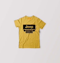 Load image into Gallery viewer, Jeep Kids T-Shirt for Boy/Girl-Golden Yellow-Ektarfa.online