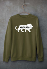Load image into Gallery viewer, Make in India Unisex Sweatshirt for Men/Women-Olive Green-Ektarfa.online