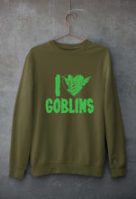 Load image into Gallery viewer, Goblin Unisex Sweatshirt for Men/Women-Olive Green-Ektarfa.online