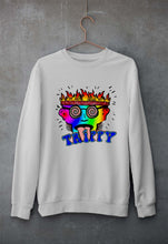 Load image into Gallery viewer, Trippy Unisex Sweatshirt for Men/Women-Grey Melange-Ektarfa.online