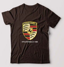 Load image into Gallery viewer, Porsche T-Shirt for Men-Coffee Brown-Ektarfa.online