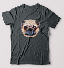 Load image into Gallery viewer, Pug Dog T-Shirt for Men-Steel Grey-Ektarfa.online