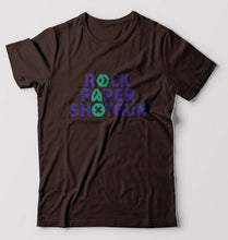Load image into Gallery viewer, Rock Paper Shotgun T-Shirt for Men-Coffee Brown-Ektarfa.online