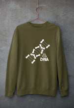 Load image into Gallery viewer, Cycling DNA Unisex Sweatshirt for Men/Women-Olive Green-Ektarfa.online