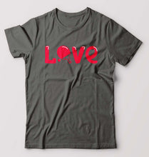Load image into Gallery viewer, Love Table Tennis (TT) T-Shirt for Men-Charcoal-Ektarfa.online