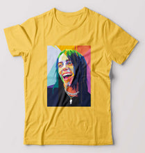 Load image into Gallery viewer, Billie Eilish T-Shirt for Men-Golden Yellow-Ektarfa.online