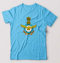 Load image into Gallery viewer, Indian Air Force Army T-Shirt for Men-Light Blue-Ektarfa.online