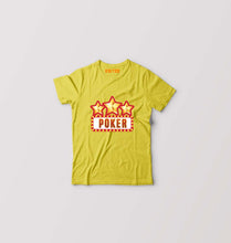 Load image into Gallery viewer, Poker Kids T-Shirt for Boy/Girl-Mustard Yellow-Ektarfa.online