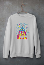 Load image into Gallery viewer, Psychedelic Music Unisex Sweatshirt for Men/Women-Grey Melange-Ektarfa.online