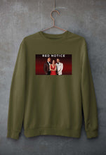 Load image into Gallery viewer, Red Notice Unisex Sweatshirt for Men/Women-Olive Green-Ektarfa.online