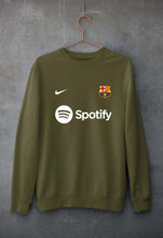 Load image into Gallery viewer, Barcelona 2022-23 Unisex Sweatshirt for Men/Women-Olive Green-Ektarfa.online
