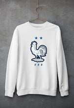 Load image into Gallery viewer, France Football Unisex Sweatshirt for Men/Women-White-Ektarfa.online