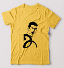 Load image into Gallery viewer, Novak Djokovic T-Shirt for Men-Golden Yellow-Ektarfa.online