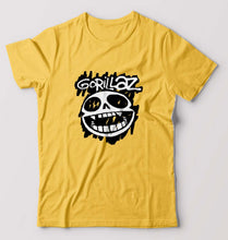 Load image into Gallery viewer, Gorillaz T-Shirt for Men-Golden Yellow-Ektarfa.online