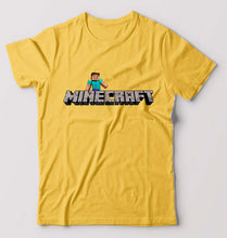 Load image into Gallery viewer, Minecraft T-Shirt for Men-Golden yellow-Ektarfa.online