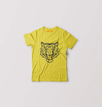 Load image into Gallery viewer, Tiger Kids T-Shirt for Boy/Girl-Yellow-Ektarfa.online