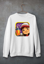 Load image into Gallery viewer, Subway Surfers Unisex Sweatshirt for Men/Women-White-Ektarfa.online