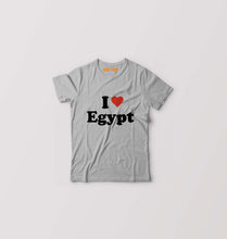 Load image into Gallery viewer, I Love Egypt Kids T-Shirt for Boy/Girl-Grey-Ektarfa.online