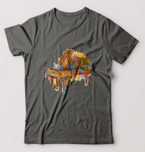 Load image into Gallery viewer, Piano T-Shirt for Men-Charcoal-Ektarfa.online