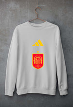 Load image into Gallery viewer, Spain Football Unisex Sweatshirt for Men/Women-Grey Melange-Ektarfa.online