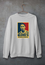 Load image into Gallery viewer, Ronaldinho Unisex Sweatshirt for Men/Women-Grey Melange-Ektarfa.online