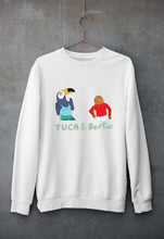 Load image into Gallery viewer, Tuca & Bertie Unisex Sweatshirt for Men/Women-White-Ektarfa.online