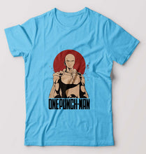 Load image into Gallery viewer, One-Punch Man T-Shirt for Men-Light Blue-Ektarfa.online