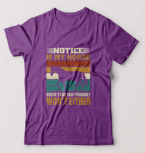 Load image into Gallery viewer, Horse T-Shirt for Men-Purple-Ektarfa.online
