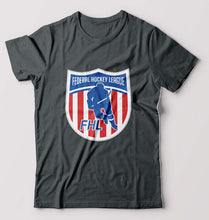 Load image into Gallery viewer, Federal Hockey League T-Shirt for Men-Steel grey-Ektarfa.online