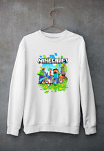 Load image into Gallery viewer, Minecraft Unisex Sweatshirt for Men/Women-White-Ektarfa.online