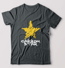 Load image into Gallery viewer, Carrom Star T-Shirt for Men-Steel grey-Ektarfa.online