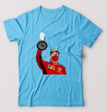 Load image into Gallery viewer, Sebastian Vettel F1 T-Shirt for Men-Light Blue-Ektarfa.online