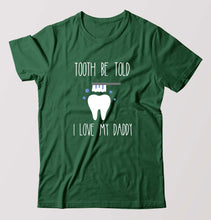 Load image into Gallery viewer, Love Daddy T-Shirt for Men-Bottle Green-Ektarfa.online