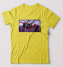Load image into Gallery viewer, Spiderman Superhero T-Shirt for Men-Yellow-Ektarfa.online