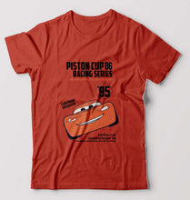 Load image into Gallery viewer, Lightning McQueen T-Shirt for Men-Brick Red-Ektarfa.online