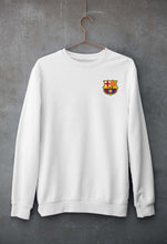 Load image into Gallery viewer, Barcelona Logo Unisex Sweatshirt for Men/Women-White-Ektarfa.online