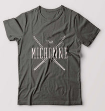 Load image into Gallery viewer, Team Michonne T-Shirt for Men-Charcoal-Ektarfa.online