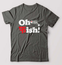 Load image into Gallery viewer, Fish Funny T-Shirt for Men-Charcoal-Ektarfa.online
