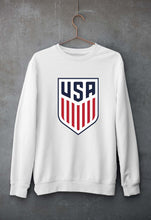 Load image into Gallery viewer, USA Football Unisex Sweatshirt for Men/Women-White-Ektarfa.online