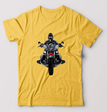 Load image into Gallery viewer, Biker T-Shirt for Men-Golden Yellow-Ektarfa.online