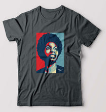 Load image into Gallery viewer, Nina Simone T-Shirt for Men-Steel grey-Ektarfa.online