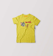 Load image into Gallery viewer, Tom and Jerry Kids T-Shirt for Boy/Girl-Mustard Yellow-Ektarfa.online
