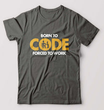 Load image into Gallery viewer, Coder Geek T-Shirt for Men-Charcoal-Ektarfa.online