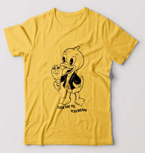 Load image into Gallery viewer, Domrebel Duck T-Shirt for Men-Golden Yellow-Ektarfa.online
