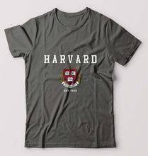 Load image into Gallery viewer, Harvard T-Shirt for Men-Charcoal-Ektarfa.online